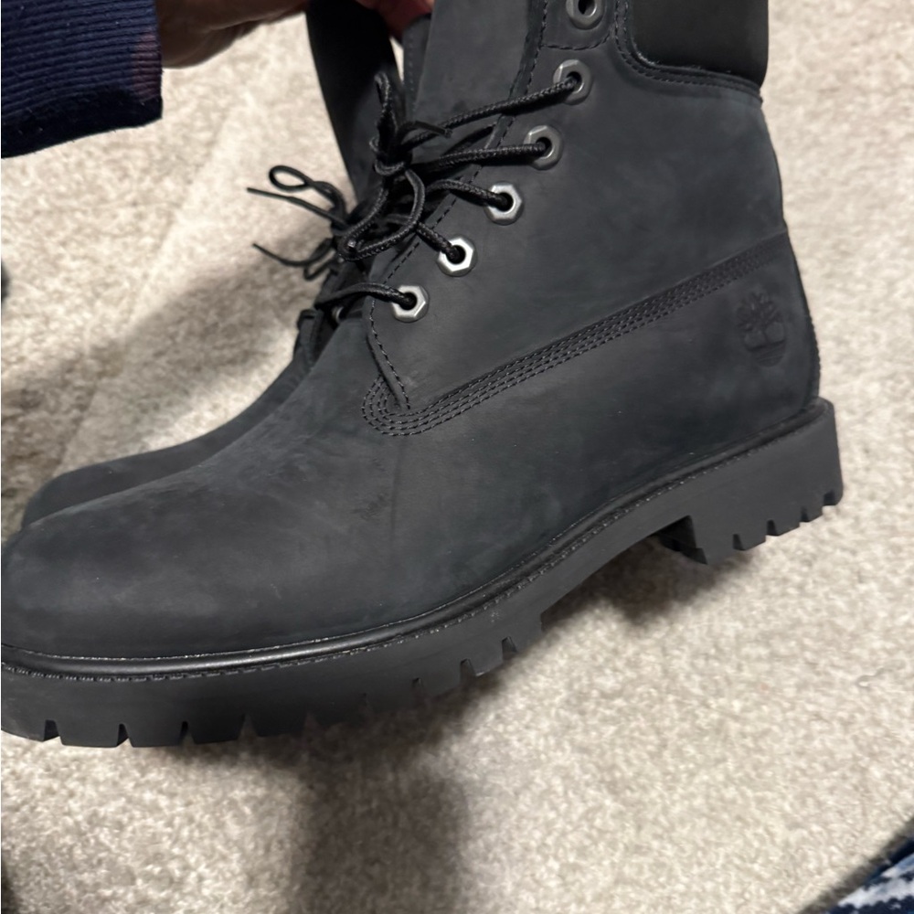 Timberland Men's Dark Leather Boots - Picture 3 of 6